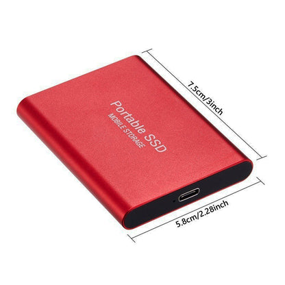 Portable External Solid State Drive – High-Speed USB 3.1