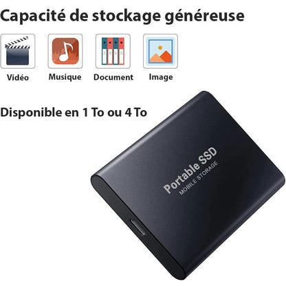 Portable External Solid-State Drive – High-Speed Storage Solution