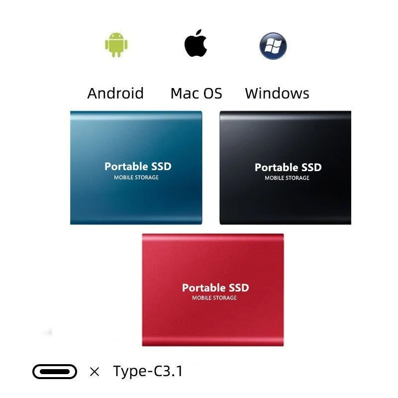 Portable External Solid-State Drive – High-Speed Storage Solution