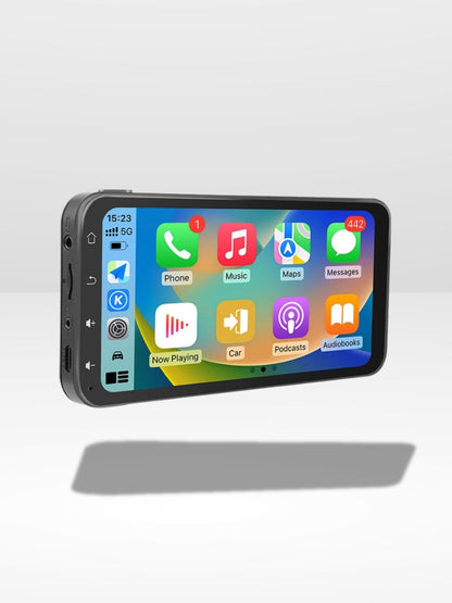Wireless CarPlay Display with Integrated 4K Dash Camera