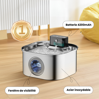 Wireless Cat Water Fountain with 3 Functions for Fresh, Clean Drinking