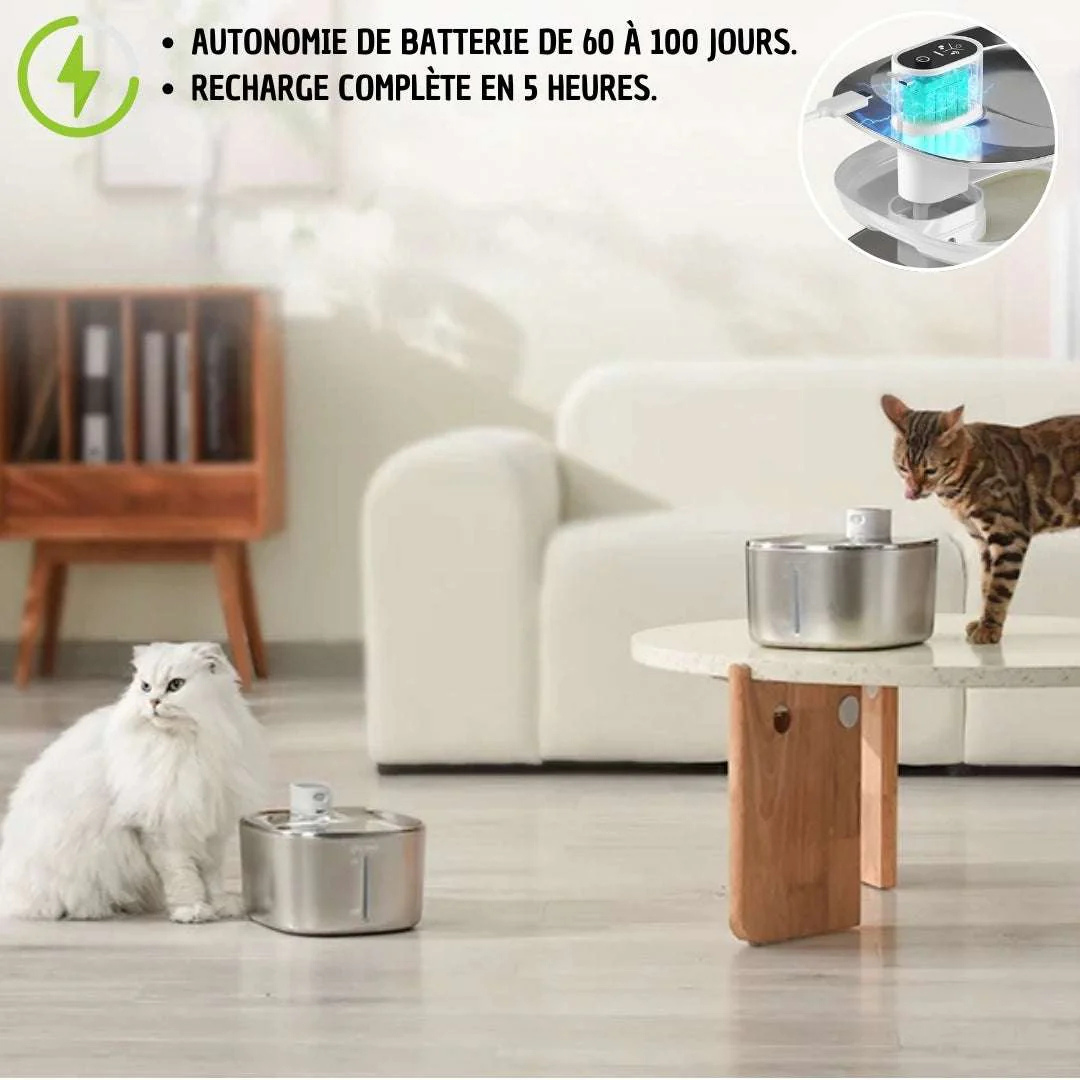 4L Cat Water Fountain – Wireless Design with Extended Battery Life