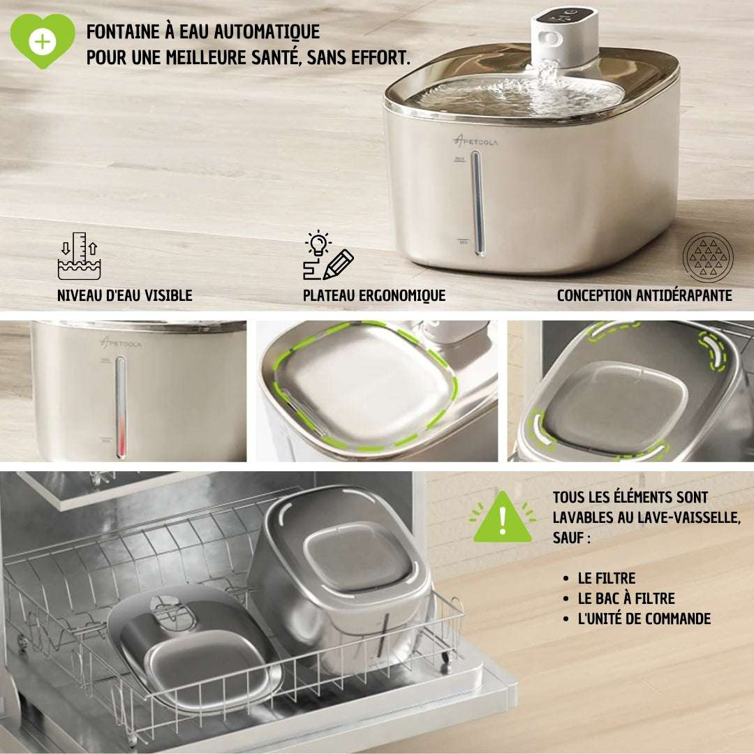 4L Cat Water Fountain – Wireless Design with Extended Battery Life