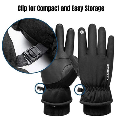 Waterproof Ski Gloves with Touchscreen and 3M Insulation