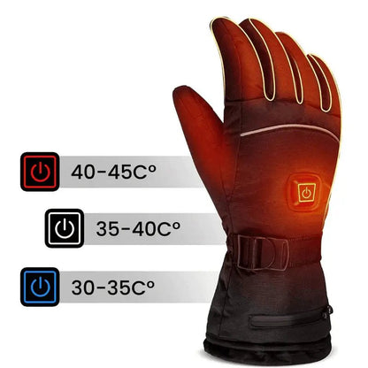 Electric Heating Gloves for Winter Sports - Motorcycle, Bicycle, Skiing