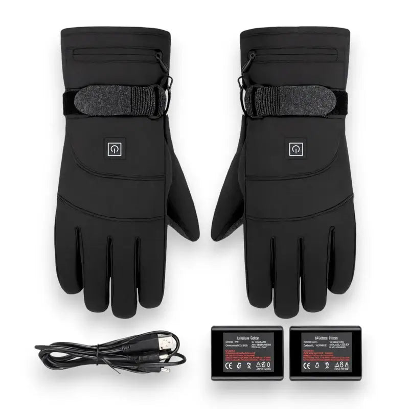 Electric Heating Gloves for Winter Sports - Motorcycle, Bicycle, Skiing