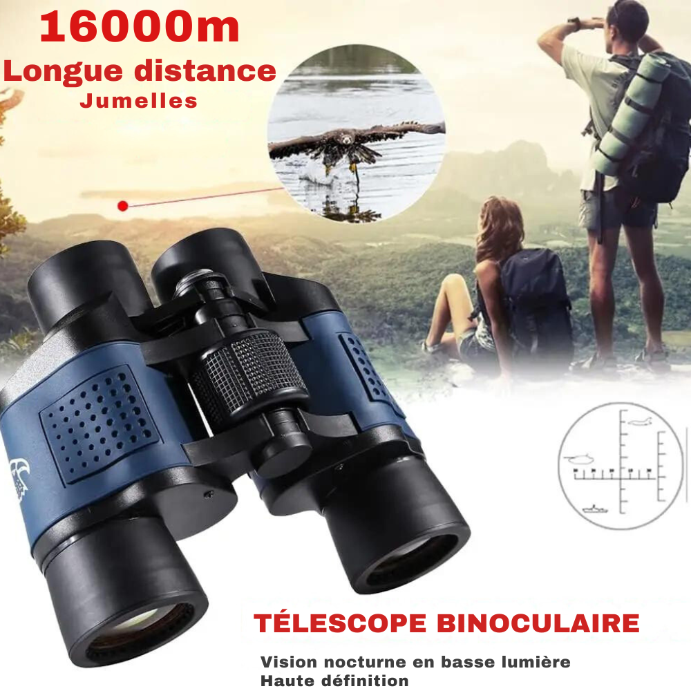 60x60 Long Range Night Vision Binoculars for Hiking and Hunting