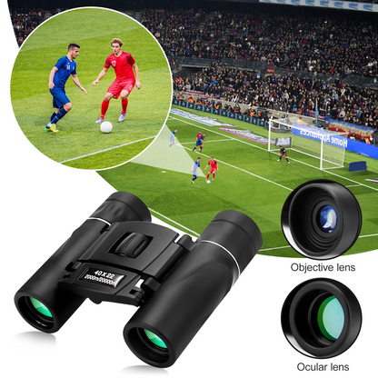High-Definition 8x Compact Binoculars with Clear Lenses