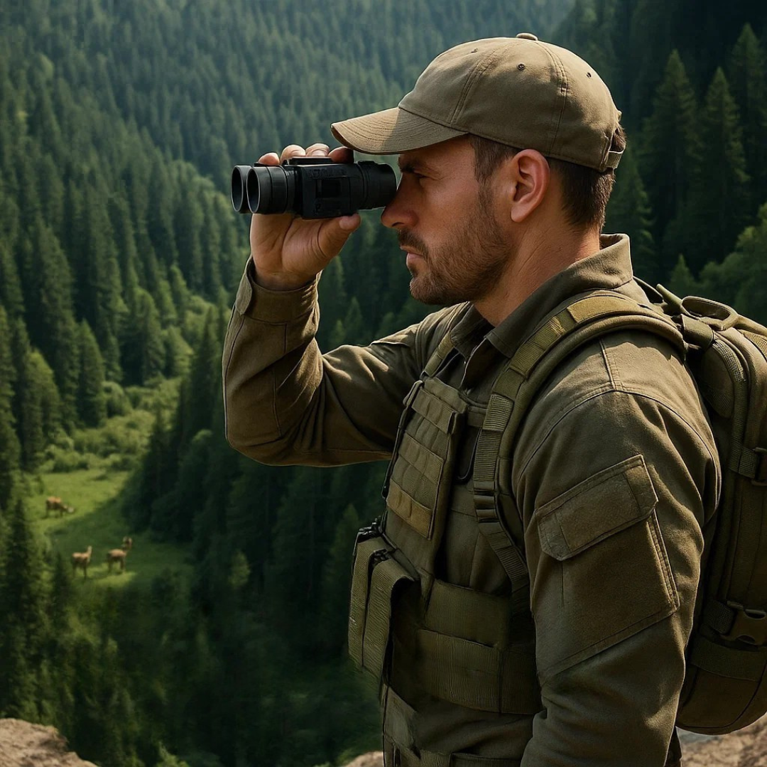 Compact High-Power Binoculars for Clear Vision