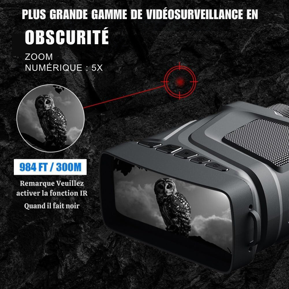 4K Infrared Night Vision Binoculars with 8X Magnification