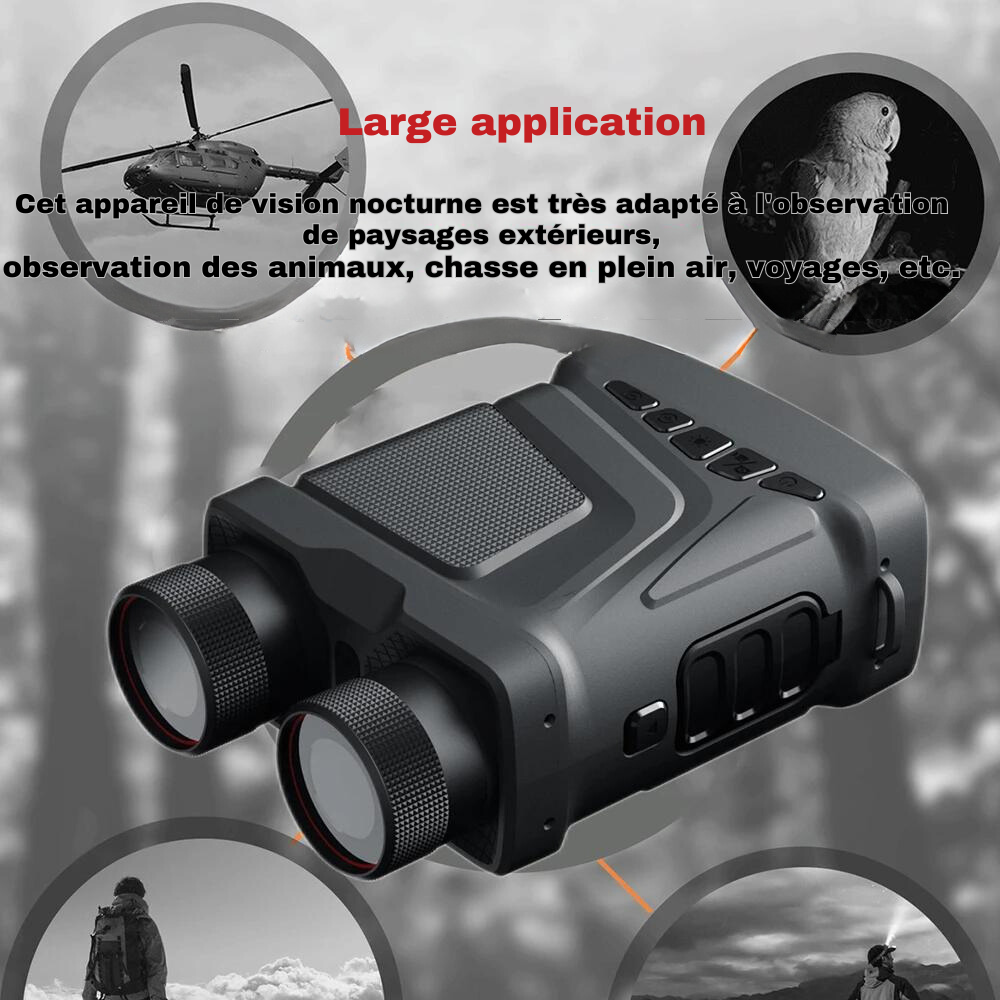 4K Infrared Night Vision Binoculars with 8X Magnification