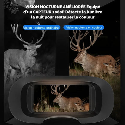 High-Definition Military Binoculars with Night Vision - 500m Range