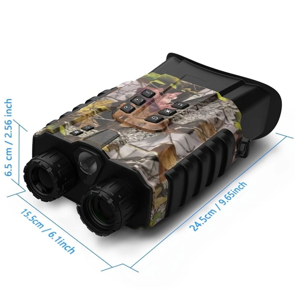 High-Definition Military Binoculars with Night Vision - 500m Range