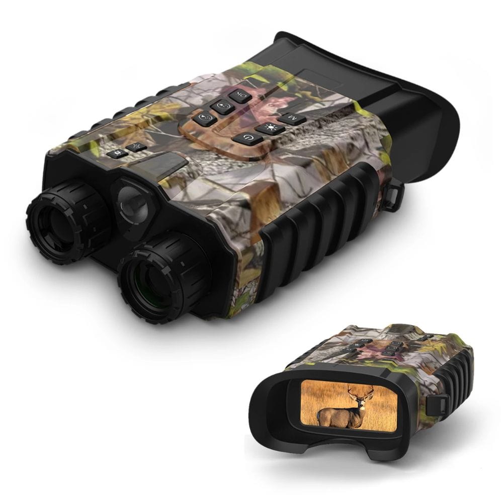 High-Definition Military Binoculars with Night Vision - 500m Range