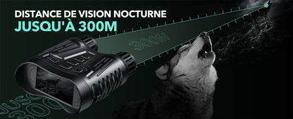Infrared Binoculars with Night Vision, 300M Range, 8X Zoom