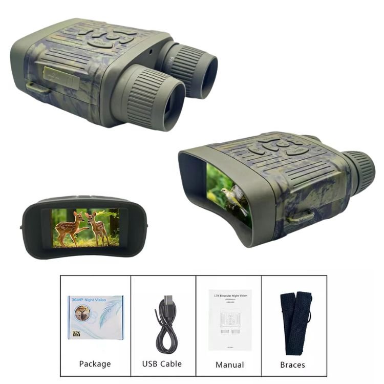 Night Vision Binoculars for Hiking, Hunting, and Wildlife Observation