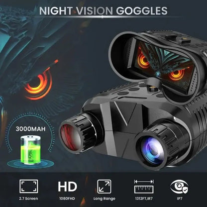 3D Night Vision Binoculars with High Precision Optics