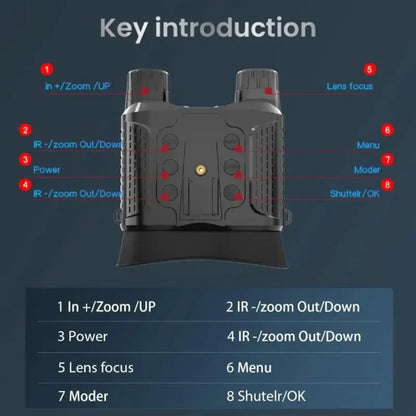 3D Night Vision Binoculars with High Precision Optics