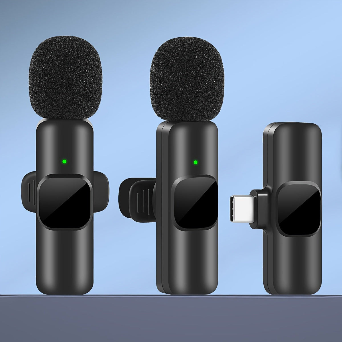 Wireless Lavalier Microphone for Clear Audio Recording with iPhone