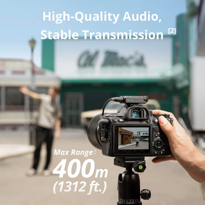 Wireless Lavalier Microphone for Clear Audio Recording with iPhone