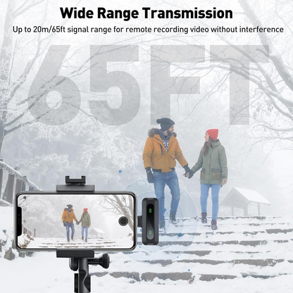 Wireless Lavalier Microphone with USB-C for Stable, Clear Audio