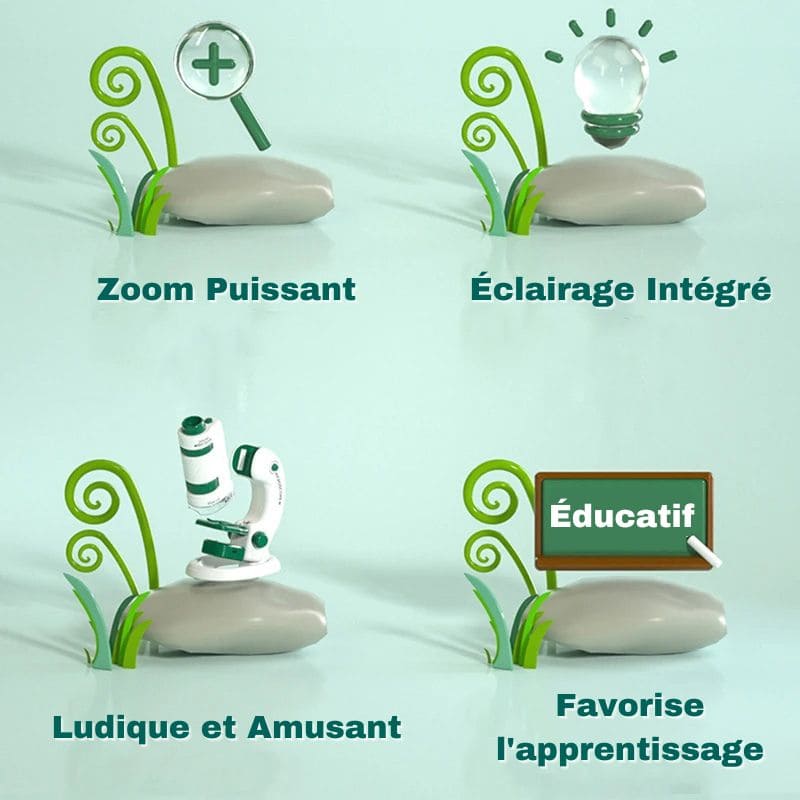 Children's Pocket Microscope for Early Exploration Activities