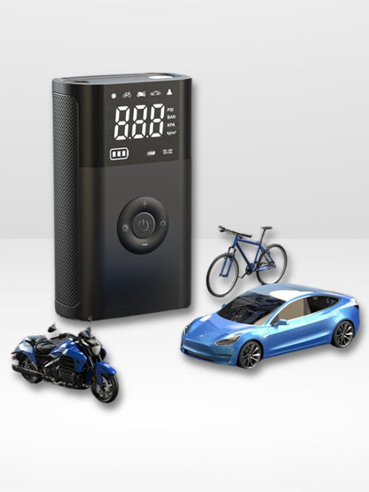 Portable 12V Mini Air Pump – Rechargeable and Compact