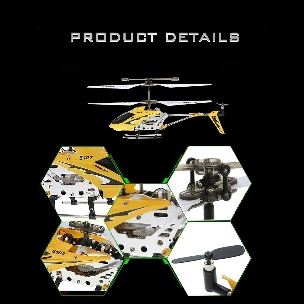 Mini Helicopter with Gyroscopic System – Remote Control Operated