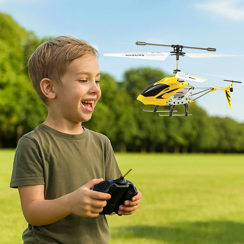 Mini Helicopter with Gyroscopic System – Remote Control Operated