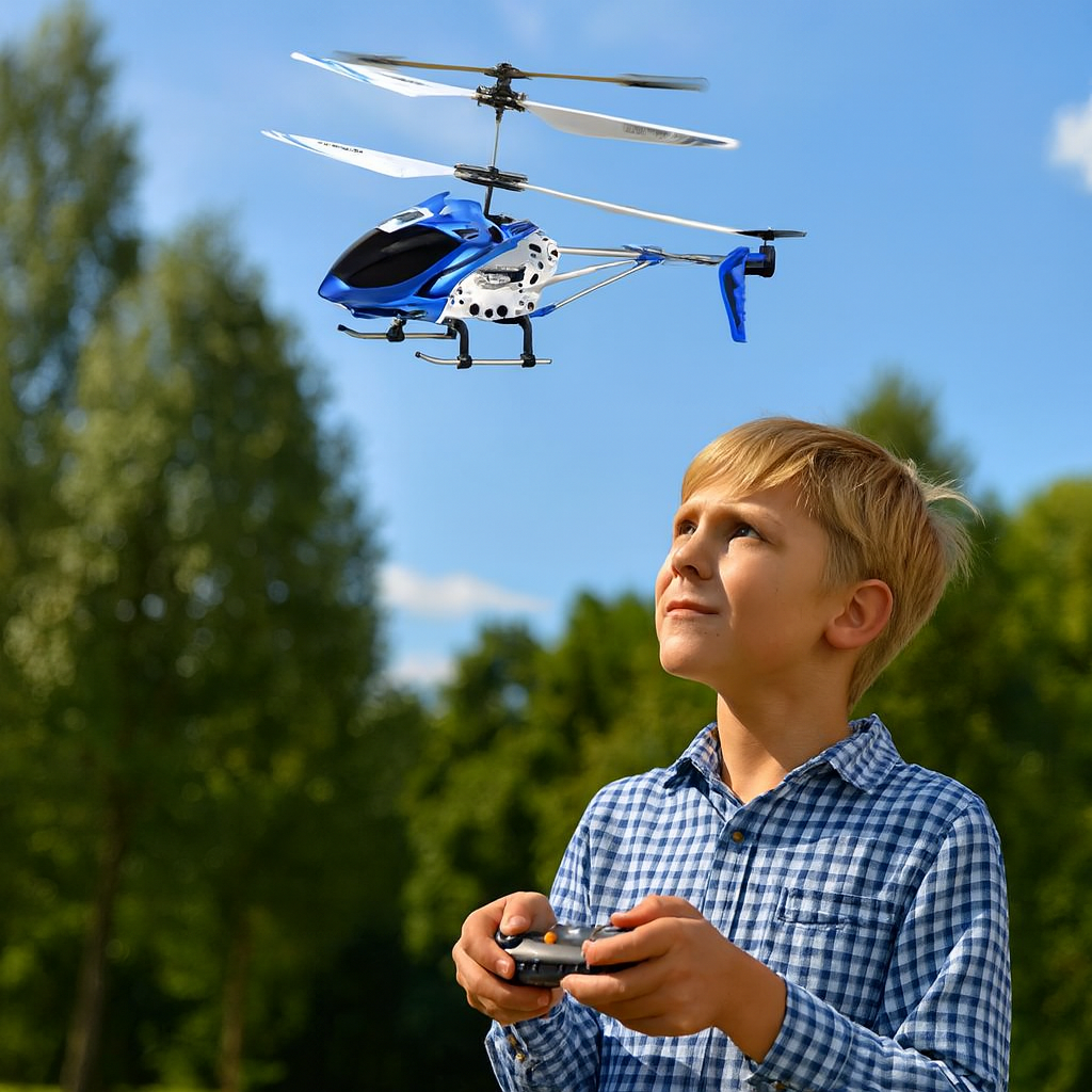 Mini Helicopter with Gyroscopic System – Remote Control Operated