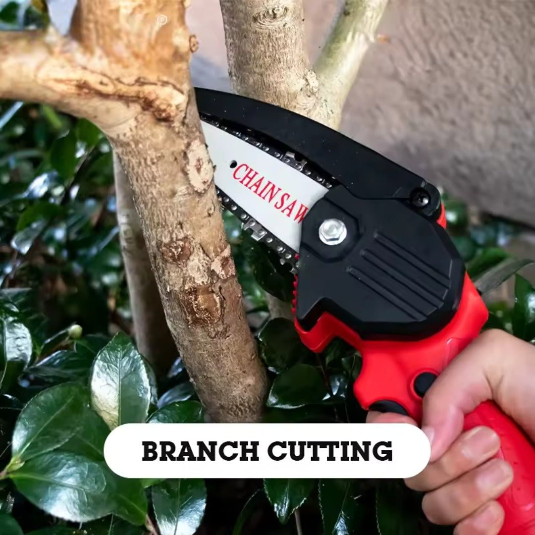 Compact Cordless Electric Saw – Rechargeable and Lightweight Design