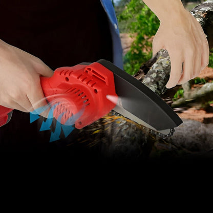 Compact Cordless Electric Saw – Rechargeable and Lightweight Design