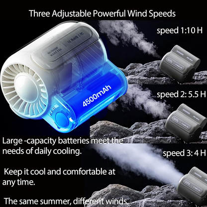 Compact Clip-On Fan – Foldable and Lightweight Design