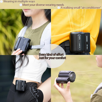 Compact Clip-On Fan – Foldable and Lightweight Design