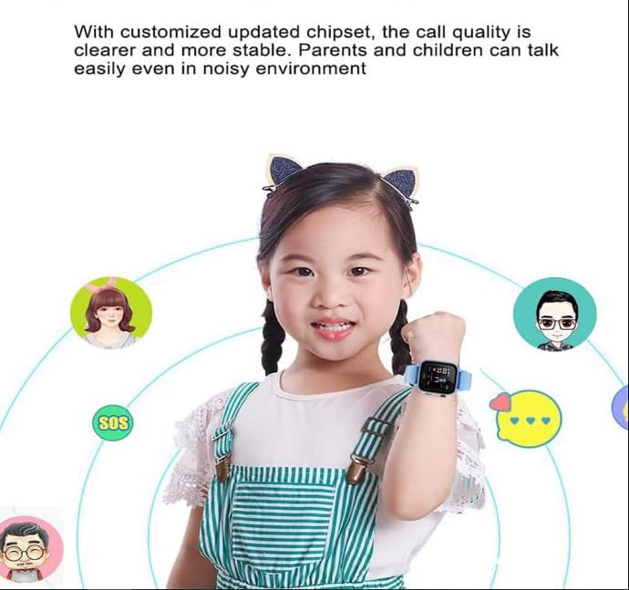 Children's Smartwatch with GPS Location and Calling Features
