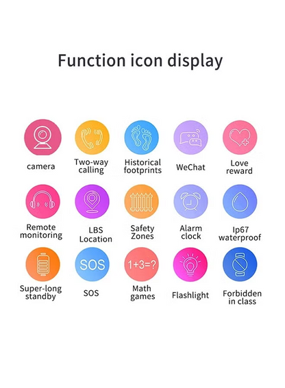 Children's GPS Tracking Watch for Safety and Communication