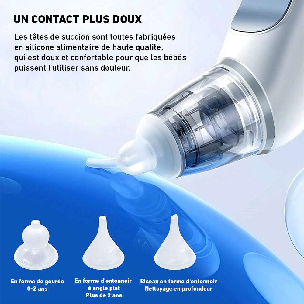 Electric Nasal Aspirator for Infants with Three Suction Settings