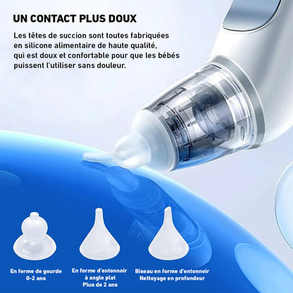 Electric Nasal Aspirator for Infants with Three Suction Settings