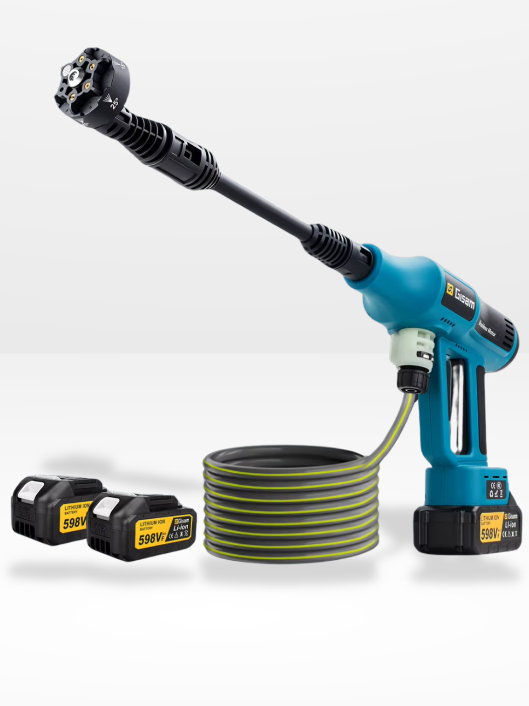 Cordless Rechargeable High-Pressure Cleaner 100 Bars