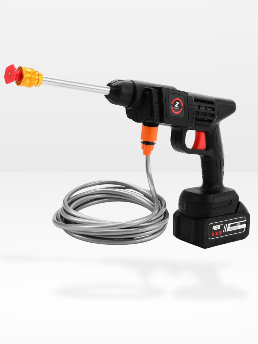 Cordless High-Pressure Washer 50 Bars – Rechargeable 24V for Car, Patio, Furniture