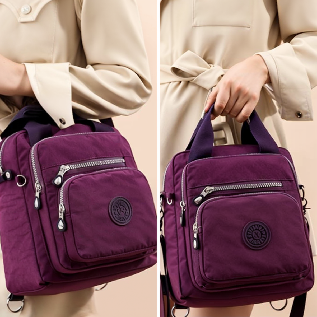 Compact Waterproof Backpack for Women – Stylish and Elegant Design
