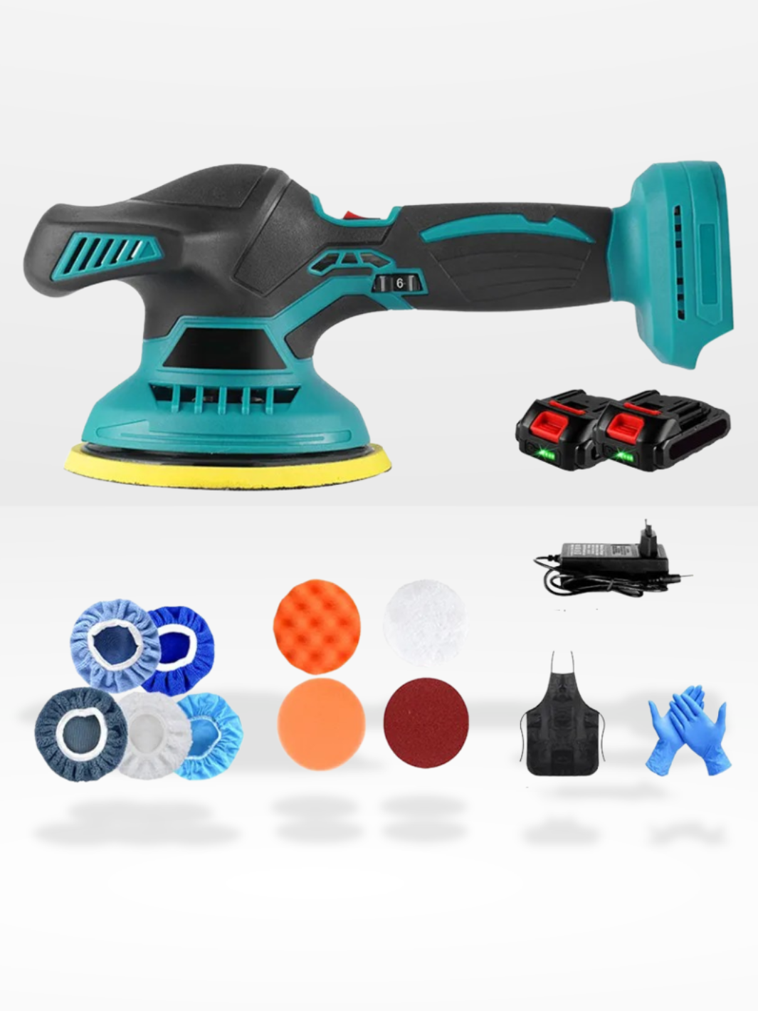 Compact 18V Cordless Orbital Polisher – Efficient and Powerful