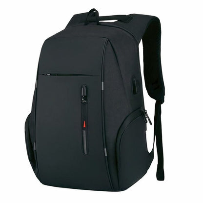 Waterproof Backpack Featuring USB Charger and Laptop Compartment