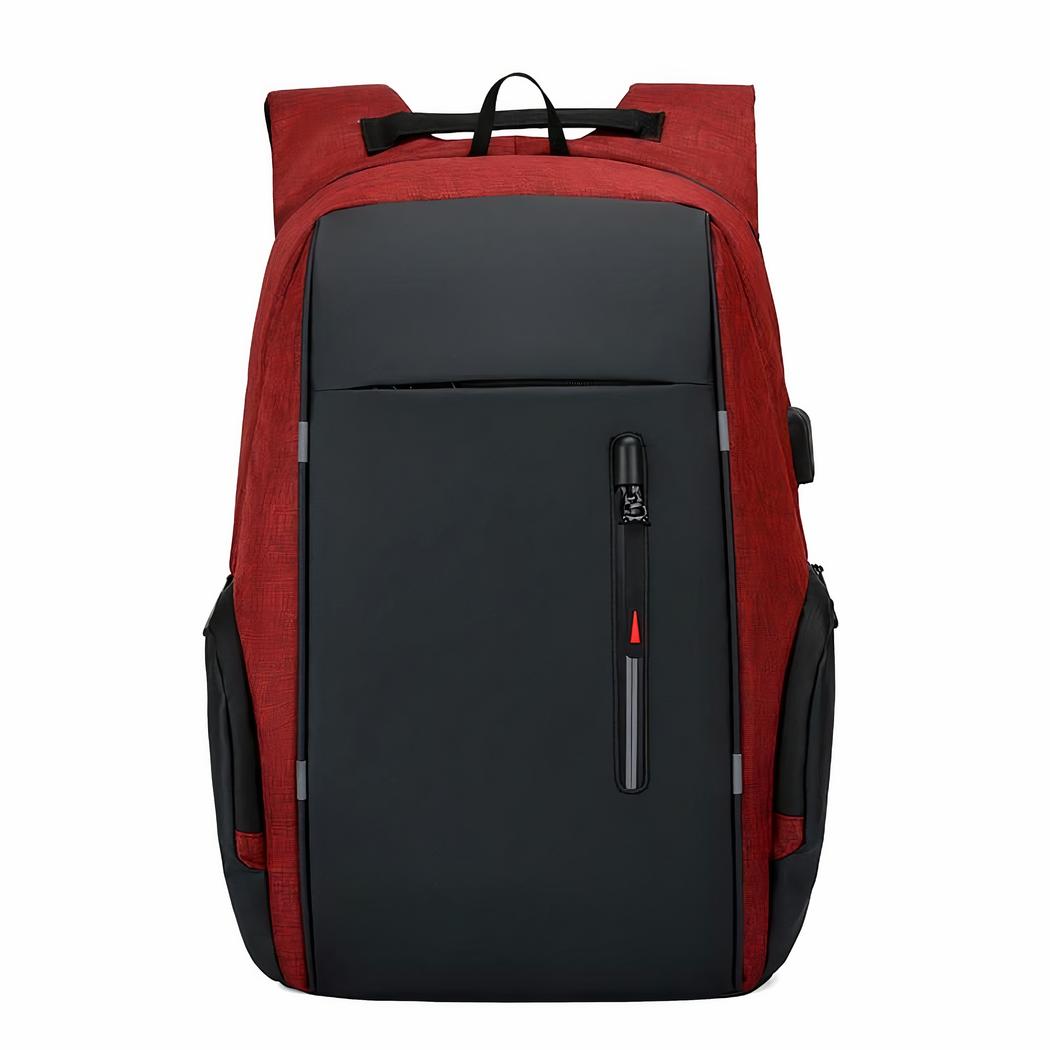 Waterproof Backpack Featuring USB Charger and Laptop Compartment