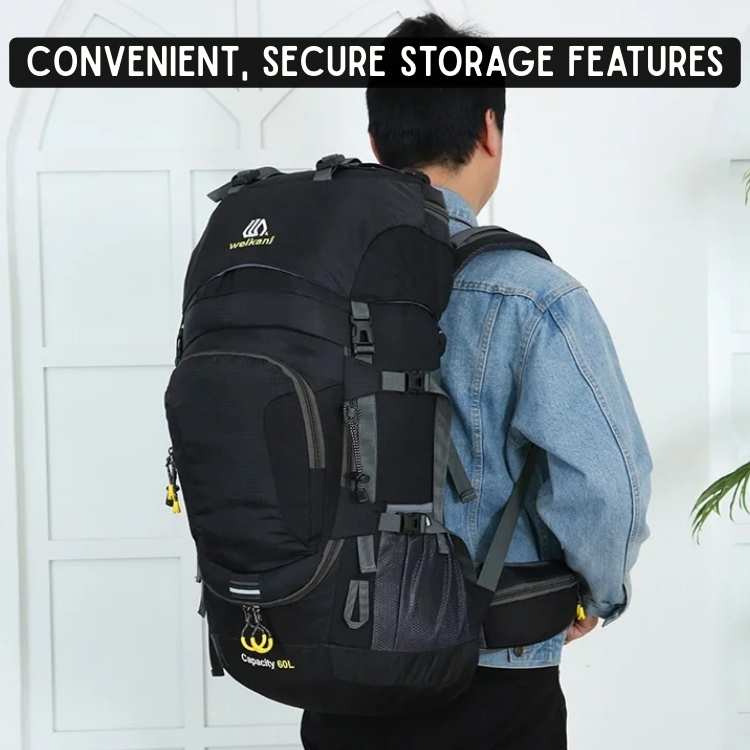60L Waterproof Tactical Rucksack for Outdoor Activities