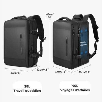 40L Waterproof Backpack for Travel – Unisex Design