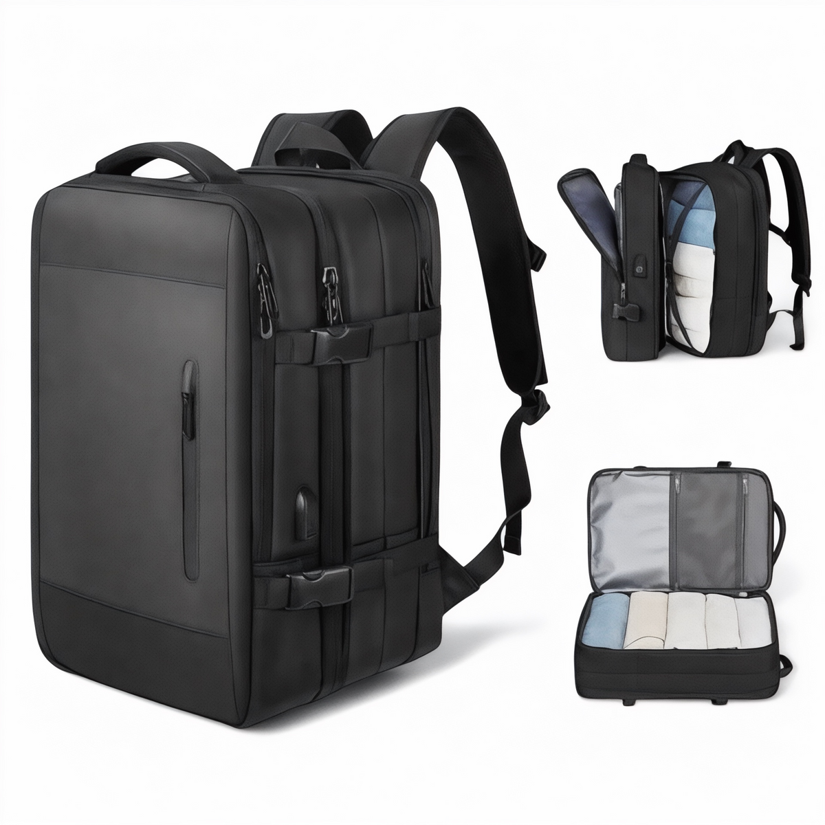 40L Waterproof Backpack for Travel – Unisex Design