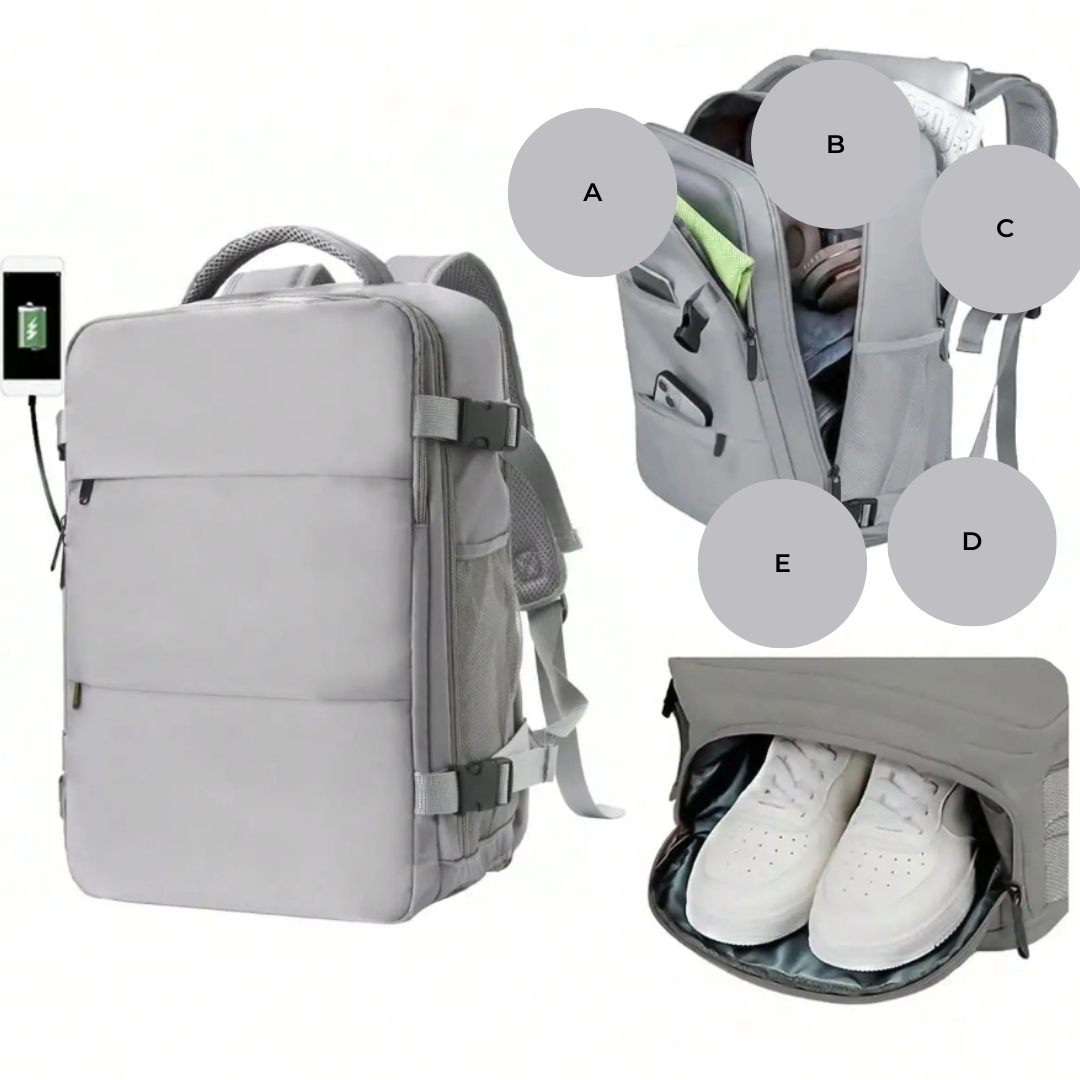 Waterproof Unisex Backpack with 25L Large Capacity
