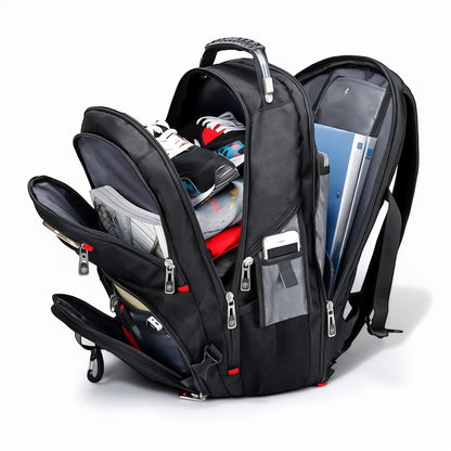 Waterproof 35L Travel Backpack for Laptops - Unisex Design