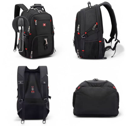Waterproof 35L Travel Backpack for Laptops - Unisex Design